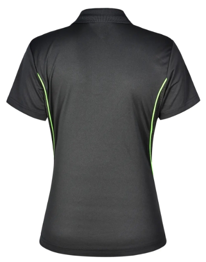 Picture of Winning Spirit, Ladies Cooldry S/S Contrast Interlock Polo